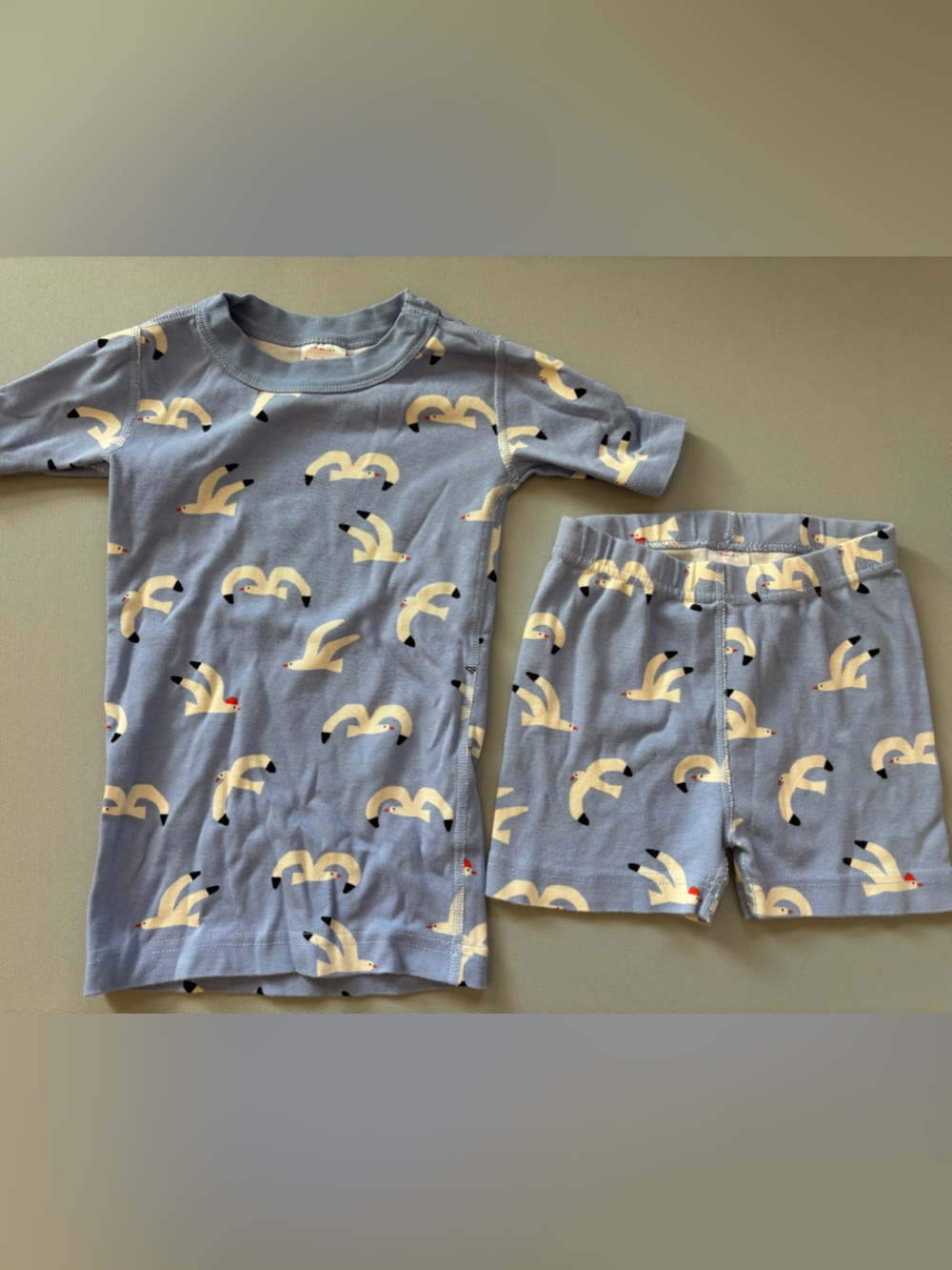 Hanna Andersson Seagull Short Pajama Set Size 5